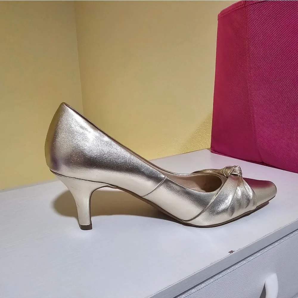 Life Stride - Gold Heels - 8